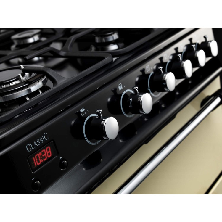 Rangemaster Classic 60cm Double Oven Gas Cooker - Cream