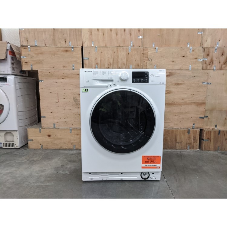 Refurbished Hotpoint RD964JDUKN Freestanding 9/6KG 1400 Spin Washer Dryer White
