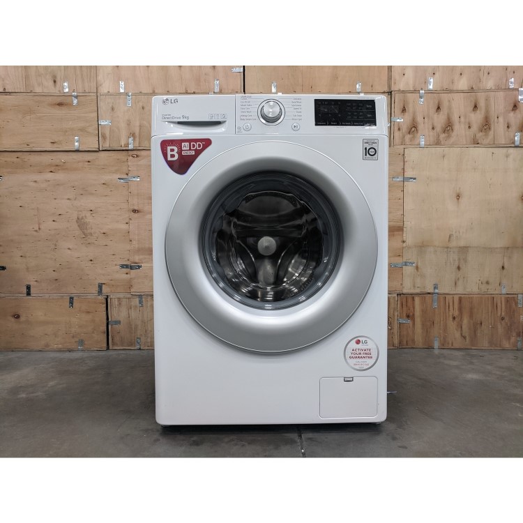 Refurbished LG F4V309WSE Freestanding 9KG 1400 pin Washing Machine White