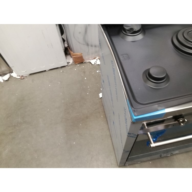 Refurbished Smeg Symphony C7GPX9 70cm Dual Fuel Range Cooker Stainless Steel