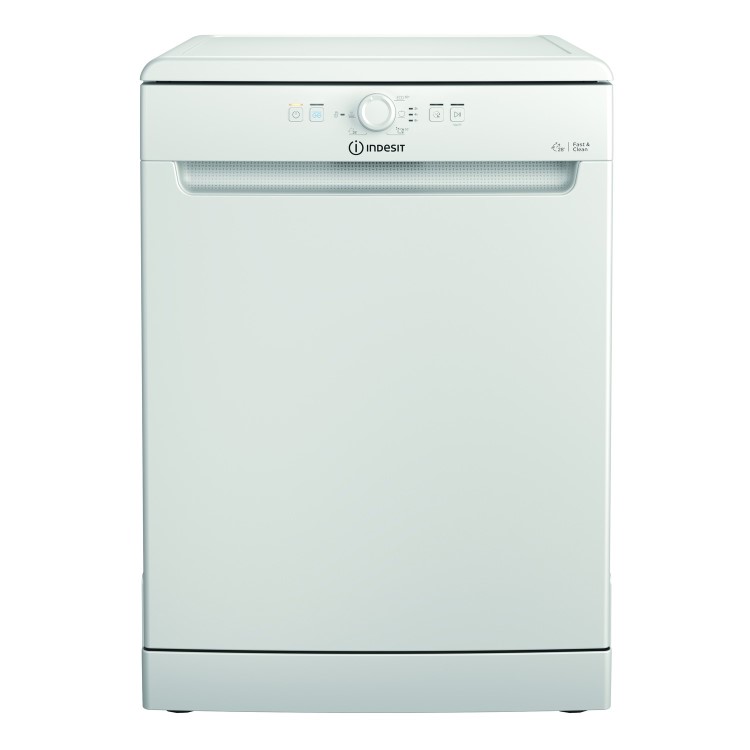 Refurbished Indesit DFE1B19UK 13 Place Freestanding Dishwasher White