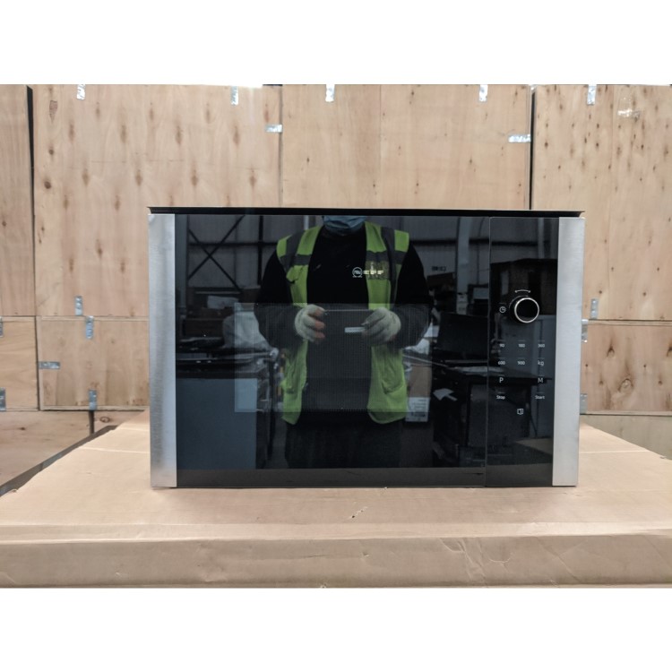 Refurbished Neff N50 HLAWD53N0B Built In 25L 900W Solo Microwave Oven Stainless Steel