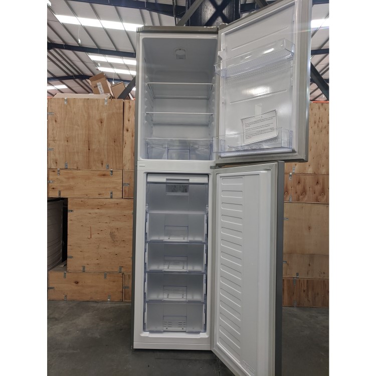 Refurbished Beko CFG1501S Freestanding 268 Litre 60/40 Fridge Freezer Silver