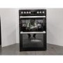 Refurbished Hotpoint HDM67G9C2CSB 60cm Double Oven Dual Fuel Cooker Black