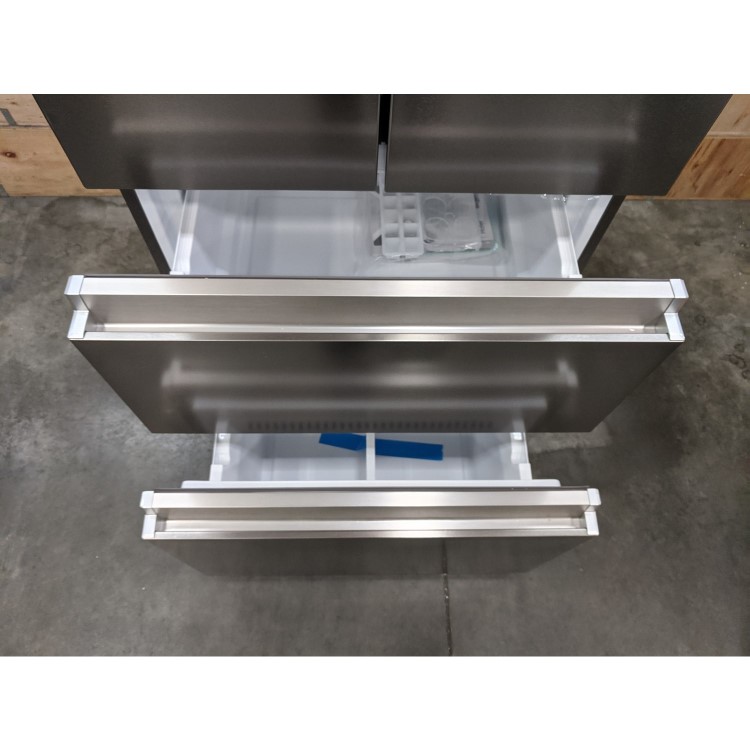 Refurbished Haier HB20FPAAA 454 Litre American Fridge Freezer Stainless steel look