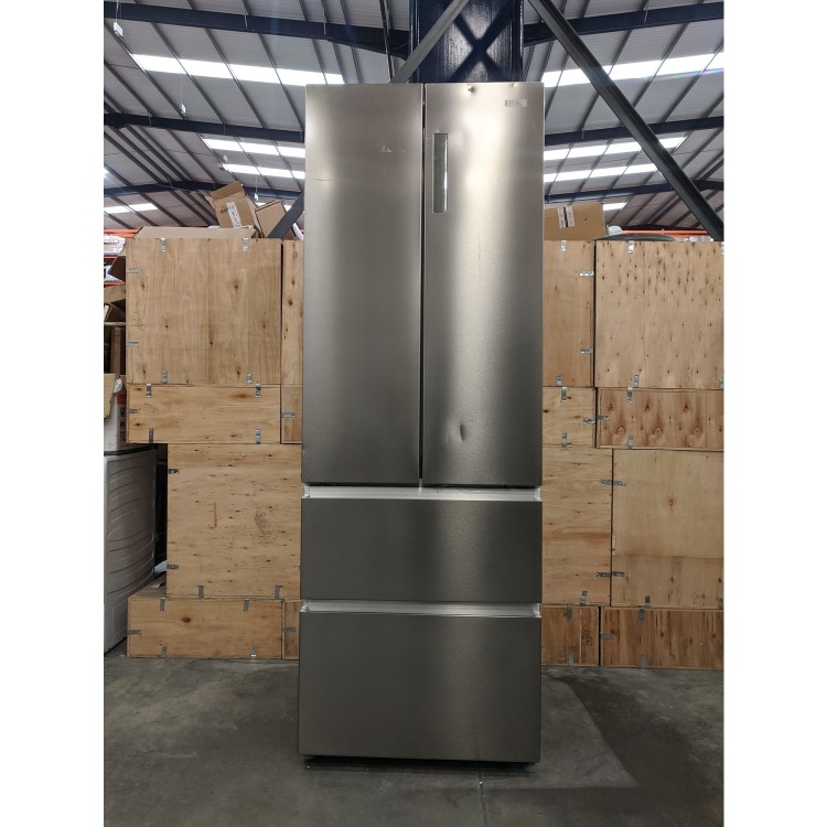 Refurbished Haier HB20FPAAA 454 Litre American Fridge Freezer Stainless steel look