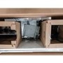 Refurbished Hotpoint UIF93FLBX 90cm Flat Glass Island Cooker Hood Stainless Steel