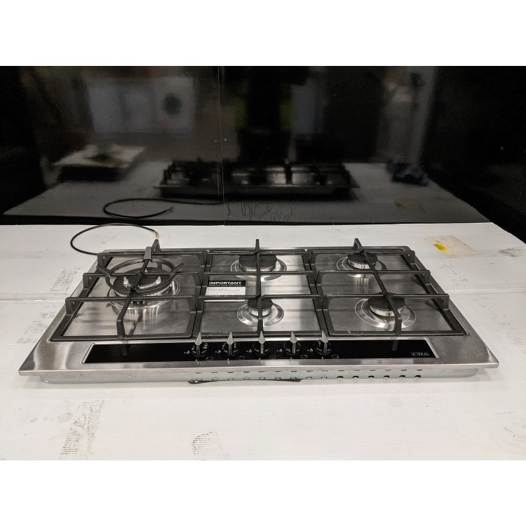 Refurbished CDA HG9351SS 86cm 5 Burner Gas Hob Stainless Steel