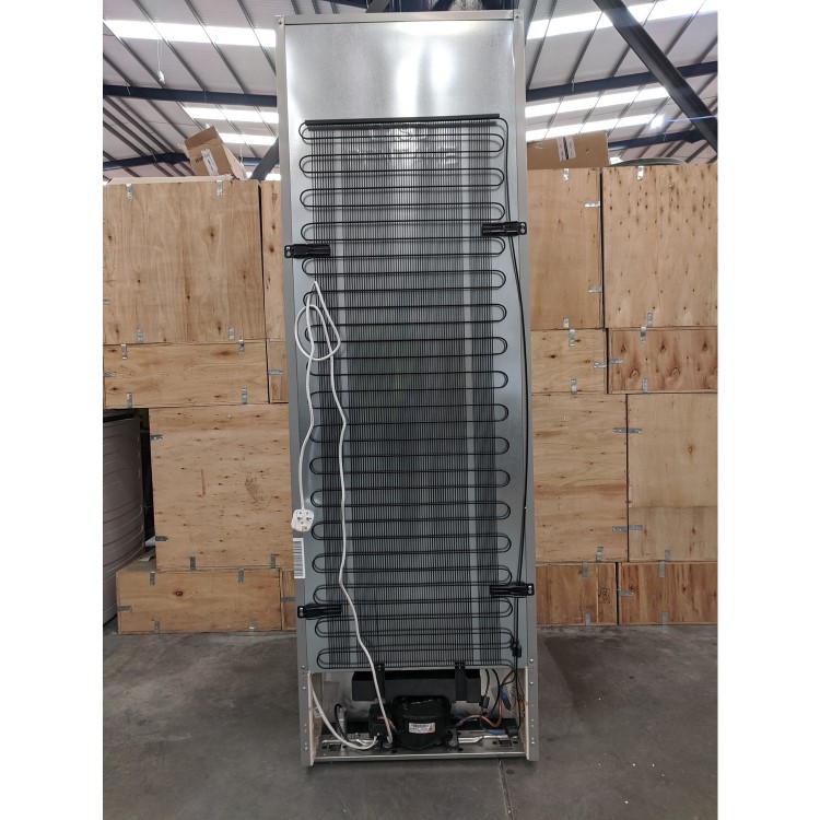 Refurbished Zanussi ZRME38FU2 Freestanding 380 Litre Tall Fridge Stainless Steel Look 