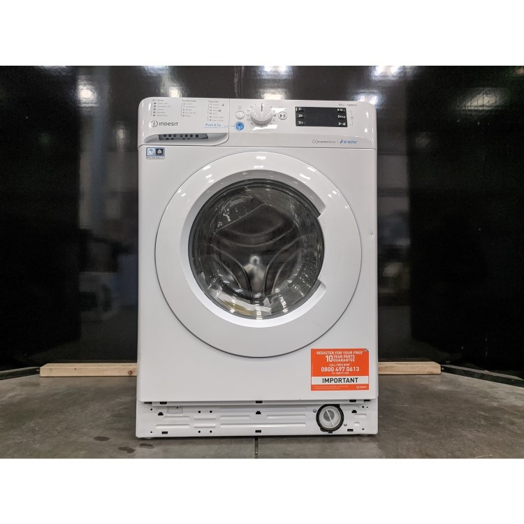 Refurbished Indesit BWE101683XWUKN Freestanding 10KG 1600 Spin Washing Machine White