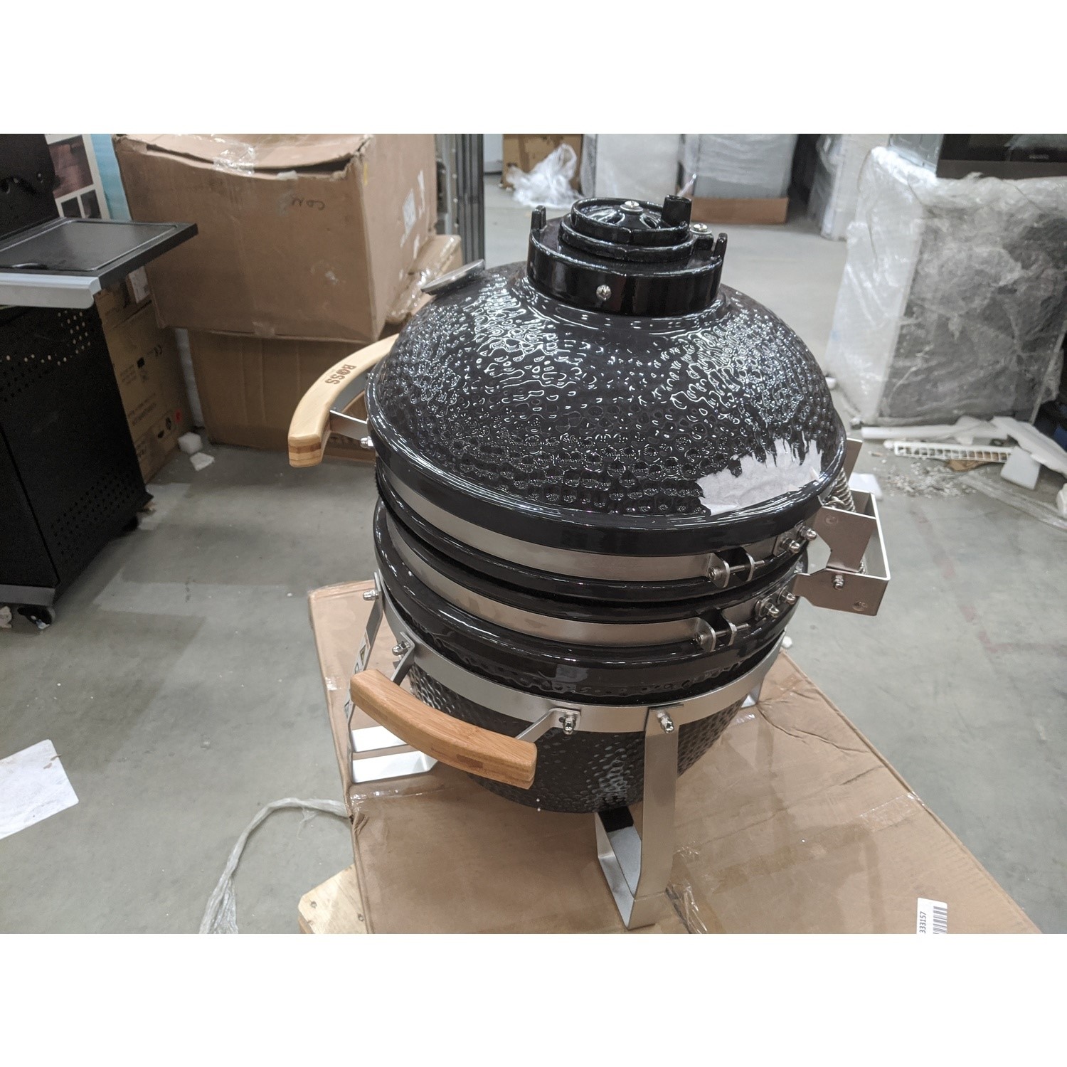 Refurbished Boss Grill The Egg XS 15 Inch Ceramic Kamado Style