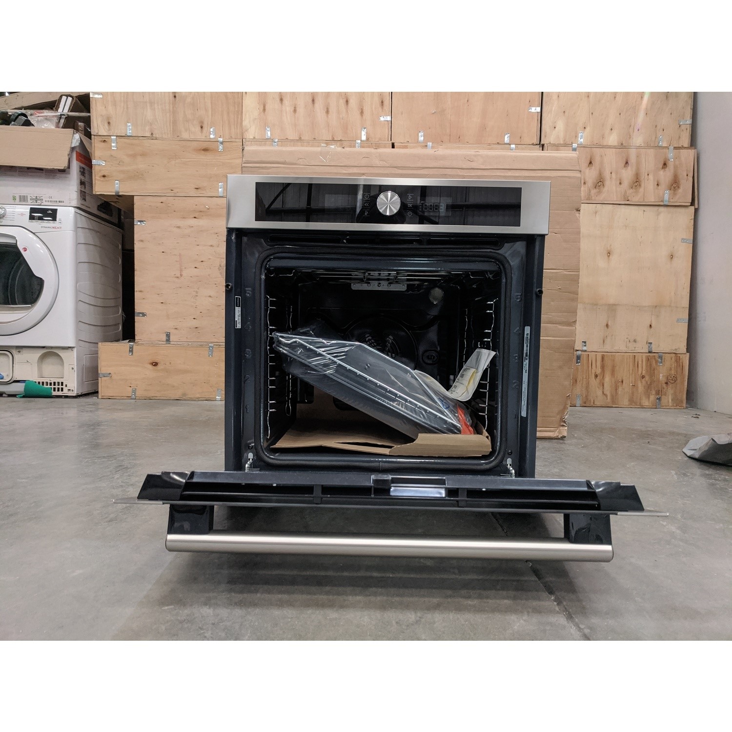 Refurbished Hotpoint SI4854PIX 60cm Single Built In Electric Oven with