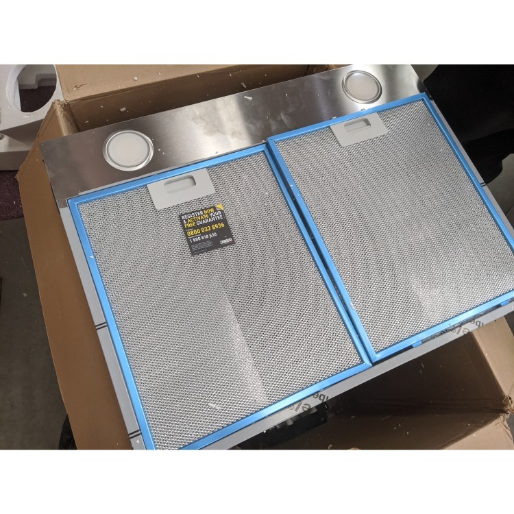 Refurbished Zanussi ZHB62670XA 60cm Chimney Cooker Hood Stainless Steel