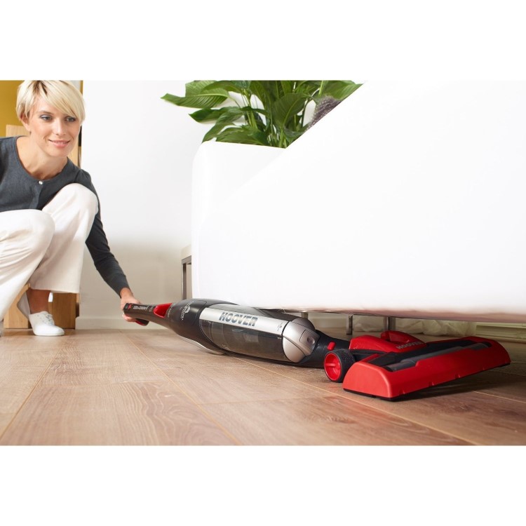 Refurbished Hoover UNP204B Unplugged Cordless Stick Vacuum Cleaner Black & Red