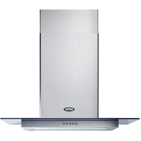 Refurbished Belling DGH900 90cm Chimney Hood w/ Flat Glass Canopy Stainless Steel