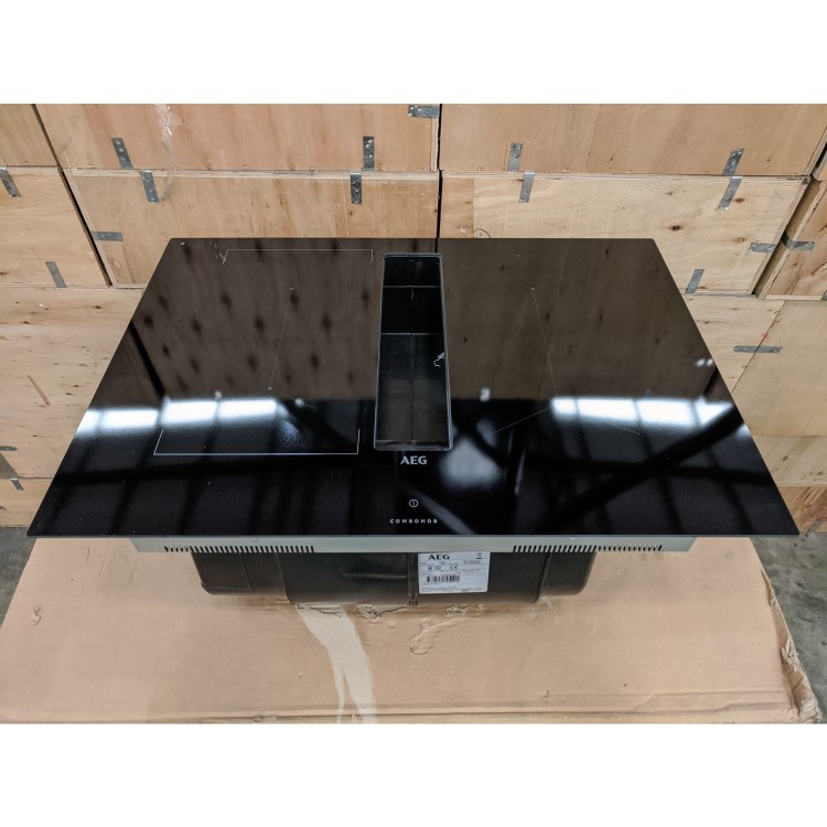 Refurbished AEG IDE74243IB 72cm 4 Zone Induction Venting Hob Black
