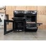Refurbished Beko KDVC100K 100cm Electric Range Cooker with Ceramic Hob Black