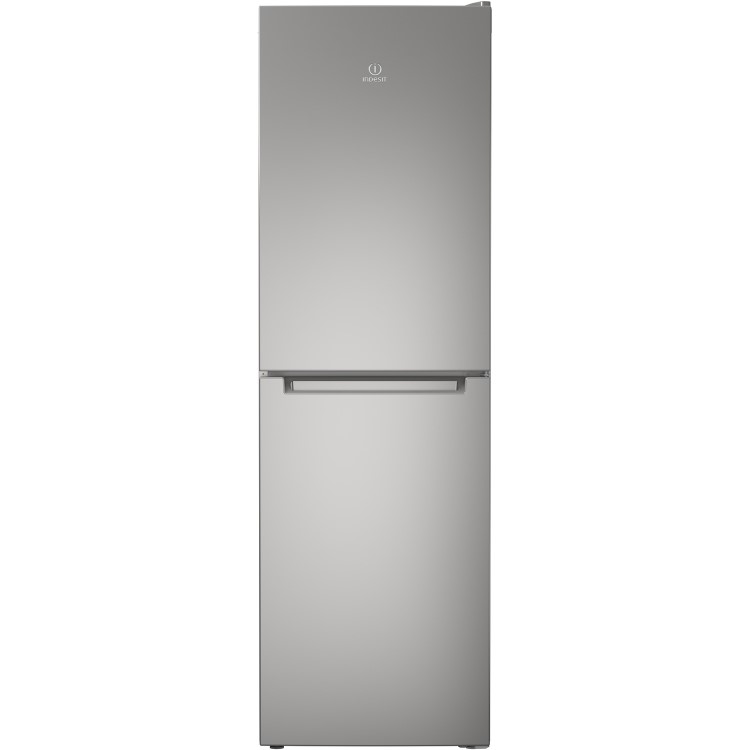 Refurbished Indesit LD85F1S Freestanding 294 Litre 50/50 Frost Free Fridge Freezer Silver