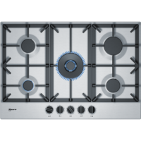 Refurbished Neff N70 T27DS59N0 75cm 5 Burner Gas Hob Stainless Steel Refurbished Neff N70 T27DS59N0 75cm 5 Burner Gas Hob Stainless Steel