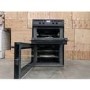 Refurbished Amica AFN6550MB 60cm Double Oven Electric Cooker with Induction Hob Black