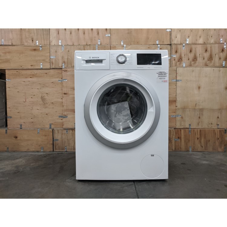 Refurbished Bosch Serie 6 WAU28R90GB Freestanding 9KG 1400 Spin Washing Machine White