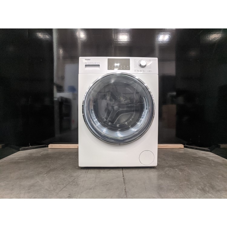 Refurbished Haier HW120-B14876 Freestanding 12KG 1400 Spin Washing Machine White