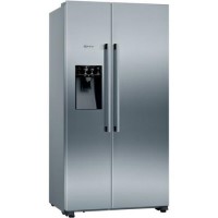 Refurbished Neff N70 KA3923IE0G Freestanding 533 Litre American Frost Free Fridge Freezer With Ice & Water Dispenser Stainless Steel Refurbished Neff N70 KA3923IE0G Freestanding 533 Litre American Frost Free Fridge Freezer With Ice & Water Dispenser Stainless Steel