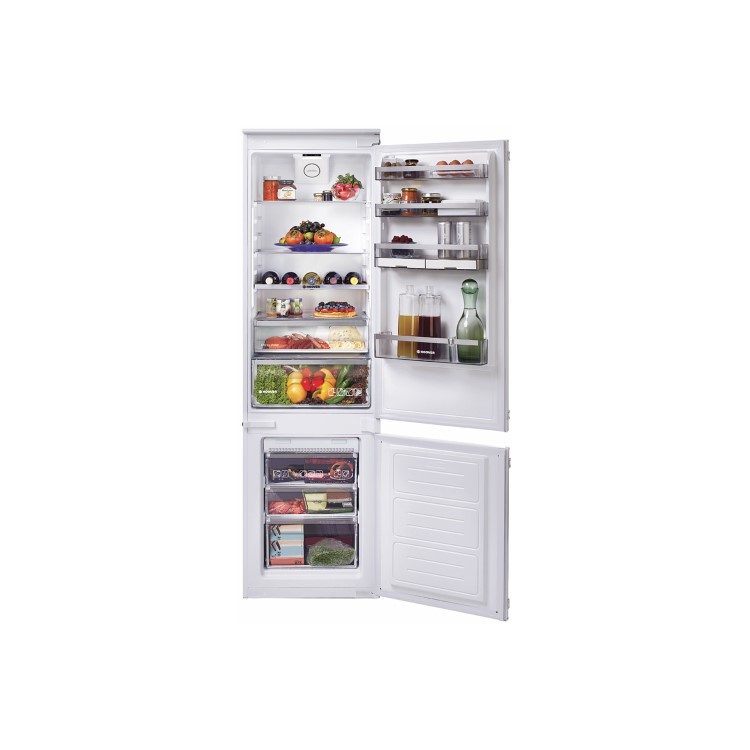 Refurbished Hoover BHBF182NUK Integrated 256 Litre 70/30 Fridge Freezer White