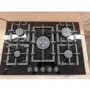 Refurbished Neff N70 T27CS59S0 75cm 5 Burner Gas on Glass Gas Hob Black