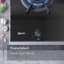 Refurbished Neff N70 T27CS59S0 75cm 5 Burner Gas on Glass Gas Hob Black