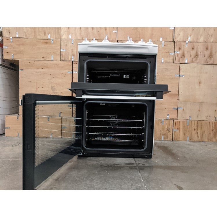 Refurbished Zanussi ZCI66280WA 60cm Double Oven Induction Electric Cooker White