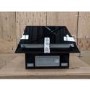 Refurbished Bosch Serie 4 DWK67CM60B 60cm Touch Control Angled Chimney Cooker Hood Black