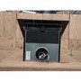 Refurbished Bosch Serie 4 DWK67CM60B 60cm Touch Control Angled Chimney Cooker Hood Black