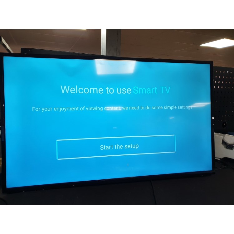 Refurbsihed electriQ 50" 4K Ultra HD with HDR LED Freeview HD Android Smart TV