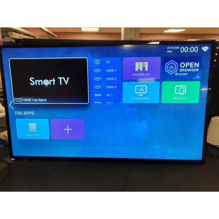 Refurbsihed electriQ 50" 4K Ultra HD with HDR LED Freeview HD Android Smart TV