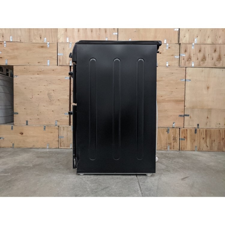 Refurbished Hotpoint HAG60K 60cm Double Oven Gas Cooker Black