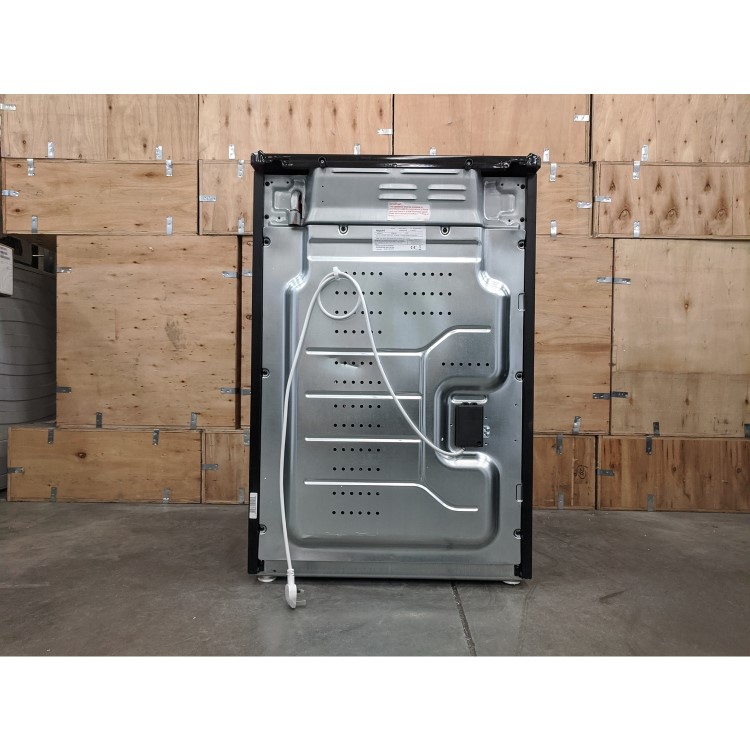 Refurbished Hotpoint HAG60K 60cm Double Oven Gas Cooker Black