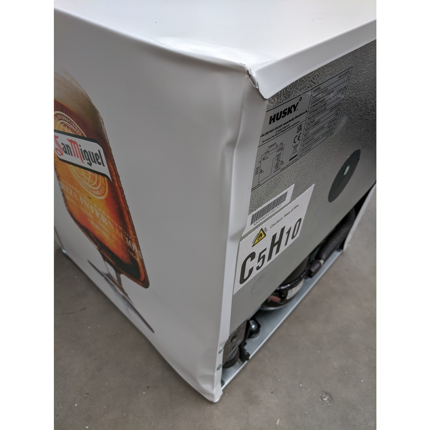 husky san miguel fridge