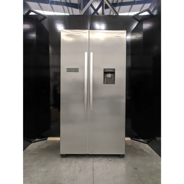 Refurbished Hisense RS741N4WC11 562 Litre American Fridge Freezer Stainless Steel Look