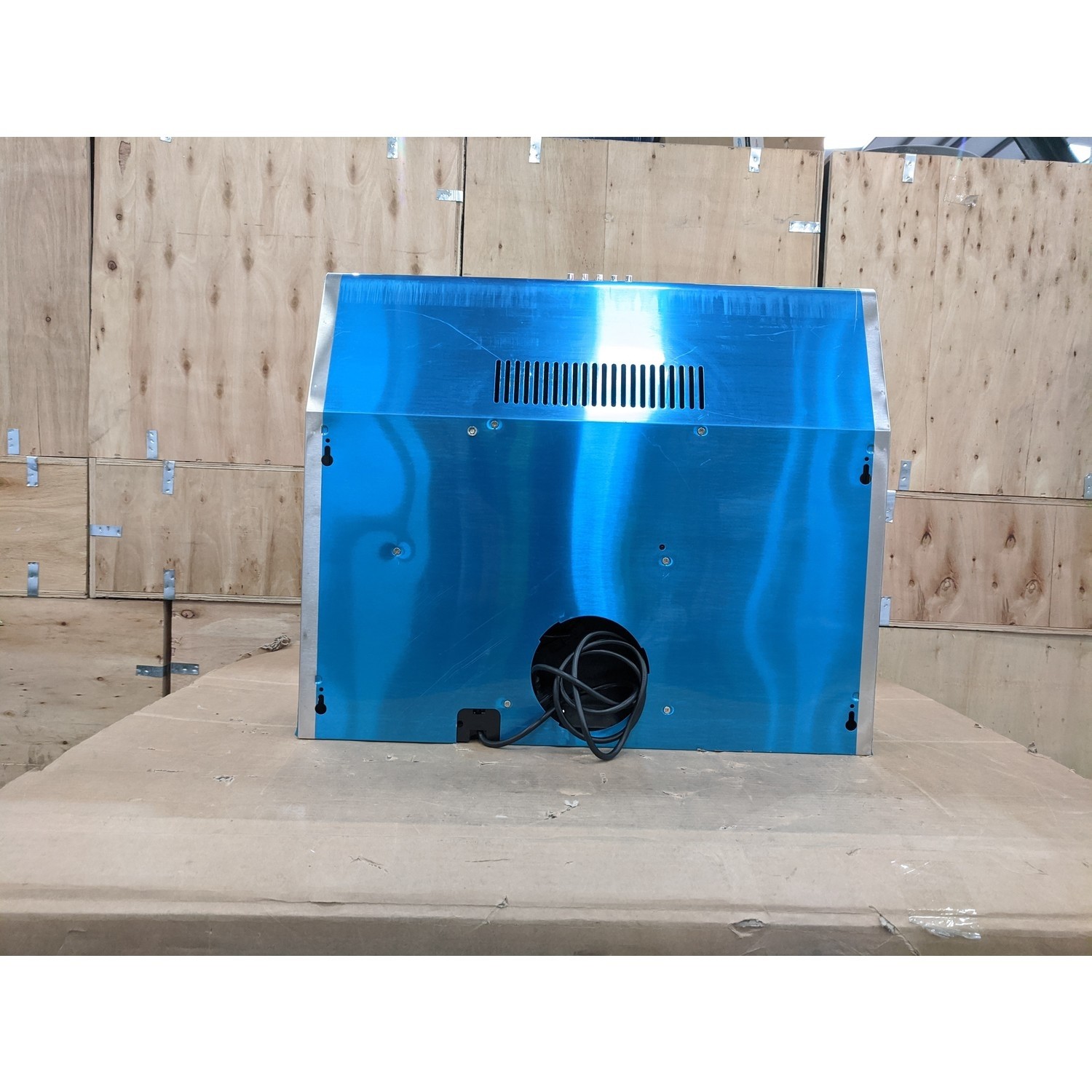 Refurbished electriQ Eiqtmvisorsteel 60cm Top & Rear Venting Visor