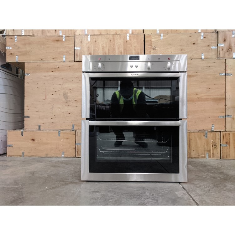 Refurbished Neff U17S32N3GB 60cm Double Built Under Electric Oven