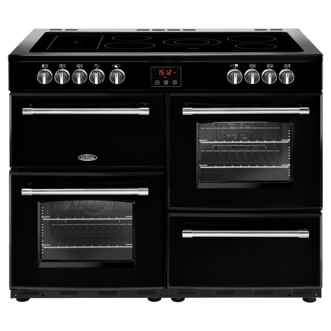 Belling 444444148 Farmhouse 110E 110cm Electric Range Cooker - Black
