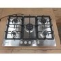 Refurbished Neff N50 T27BB59N0 75cm 5 Burner Gas Hob with Cast Iron Pan Stands Stainless Steel
