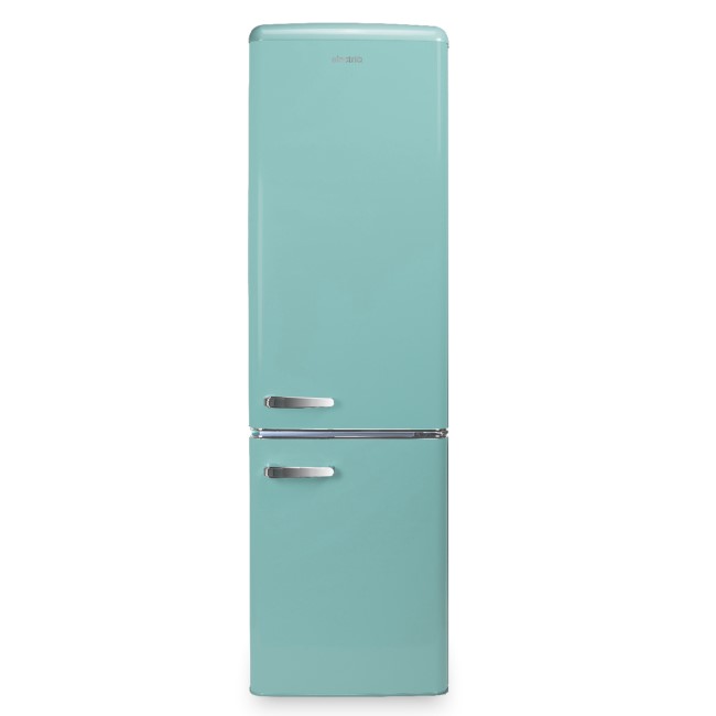 electriQ 244 Litre 60/40 Freestanding Fridge Freezer - Blue