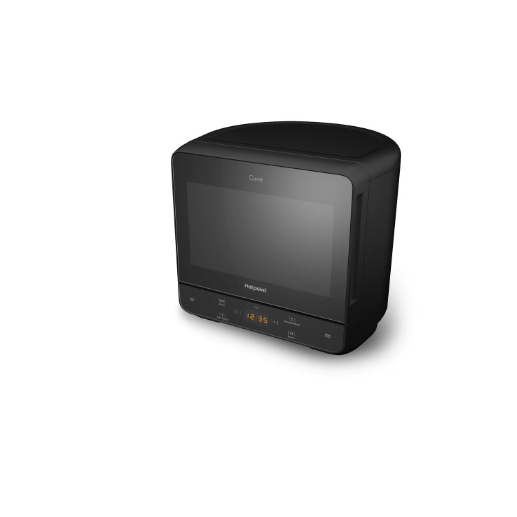 Hotpoint XtraSpace Curve 13L Digital Microwave - Black