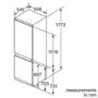 Refurbished Neff N70 KI7863DF0G Integrated 250 Litre 60/40 Litre Frost Free Fridge Freezer