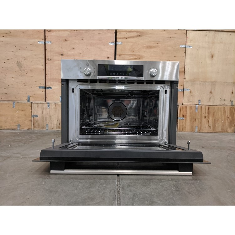 Refurbished Bosch Serie 6 CMA585GS0B Built In 44L with Grill 900W Combination Microwave Oven Stainless Steel