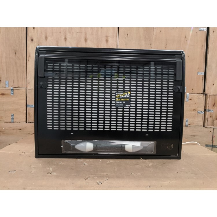 Refurbished Zanussi ZHT611N 60cm Visor Cooker Hood Black