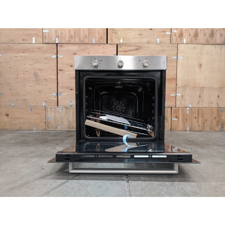 Refurbished electriQ EQBIOLG1SS 60cm Single built In Electric Fan Assisted Oven