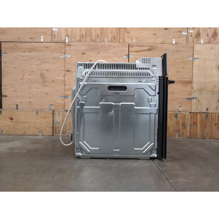 Refurbished Hisense BSA5221AXUK 60cm Single Built In Electric Oven with Steam Function and Steam Cleaning Stainless Steel